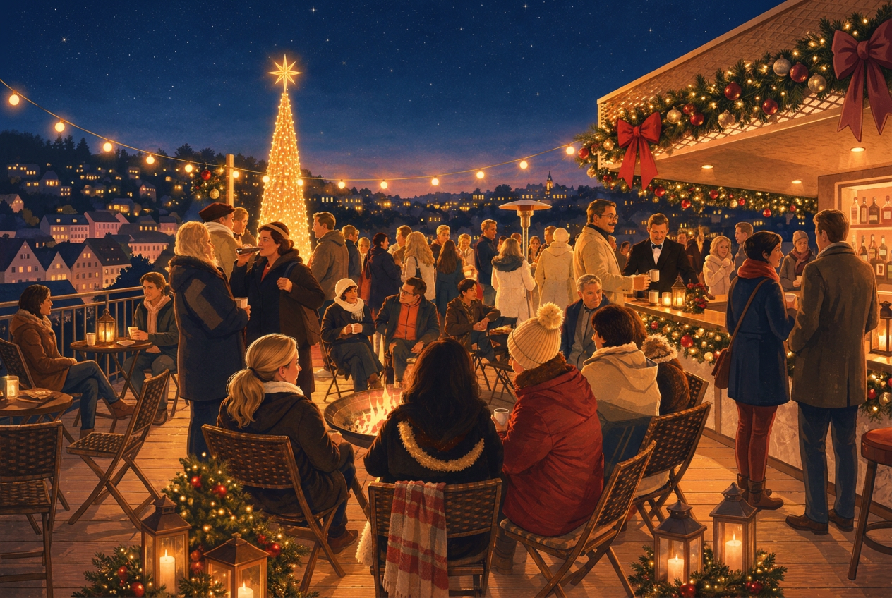 Weihnachtsfeier auf der SKYBAR